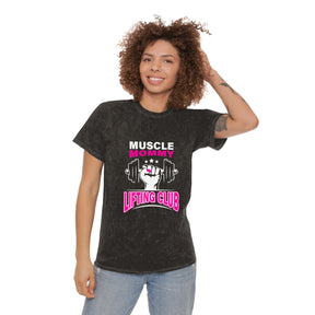 Muscle Mommy Lifting Club Washed Gym Shirt