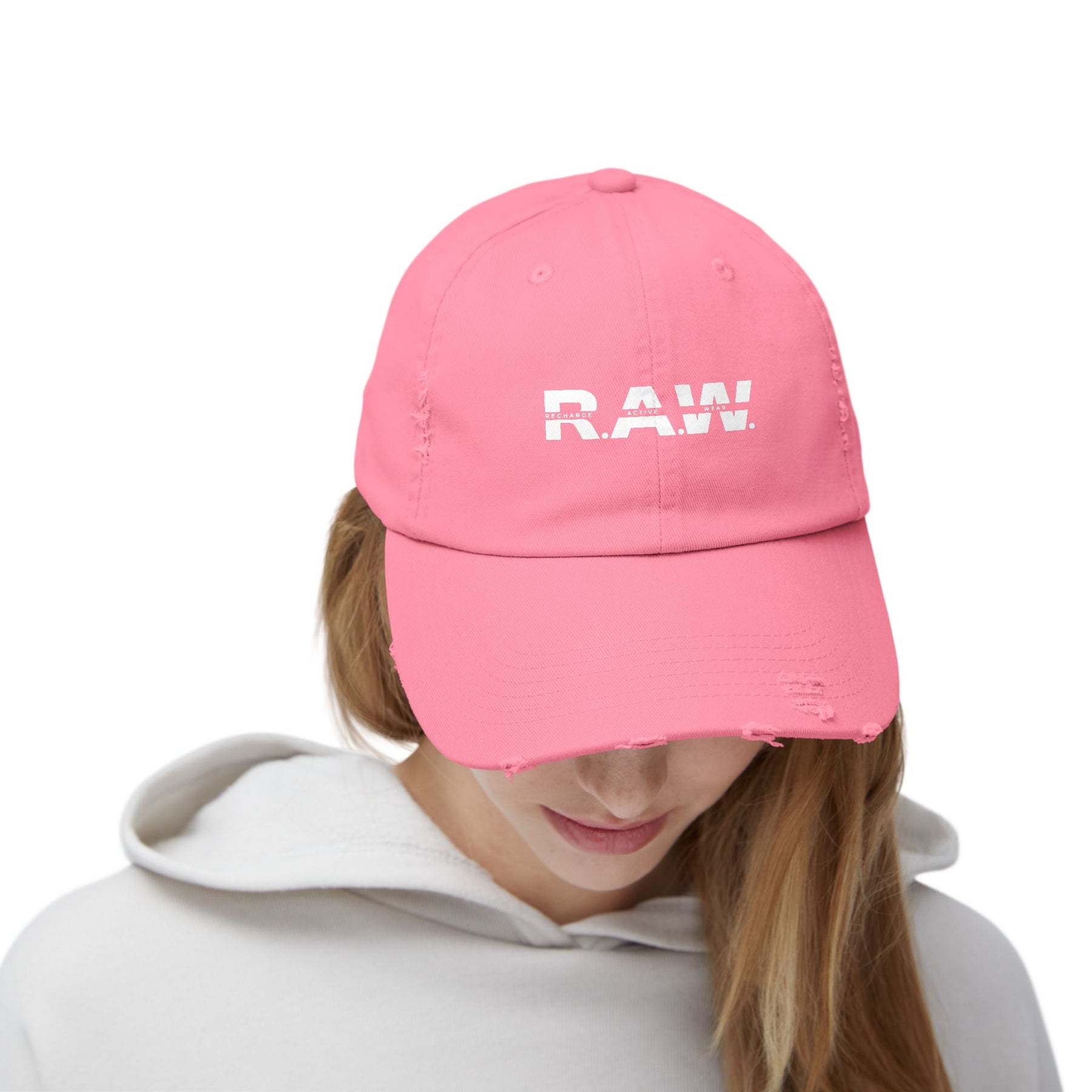 RAW Vintage Distressed Cap - Pink
