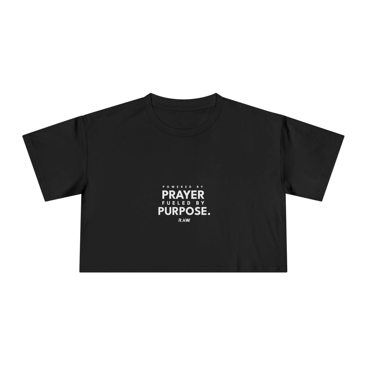 Powered by Prayer - Crop Tee