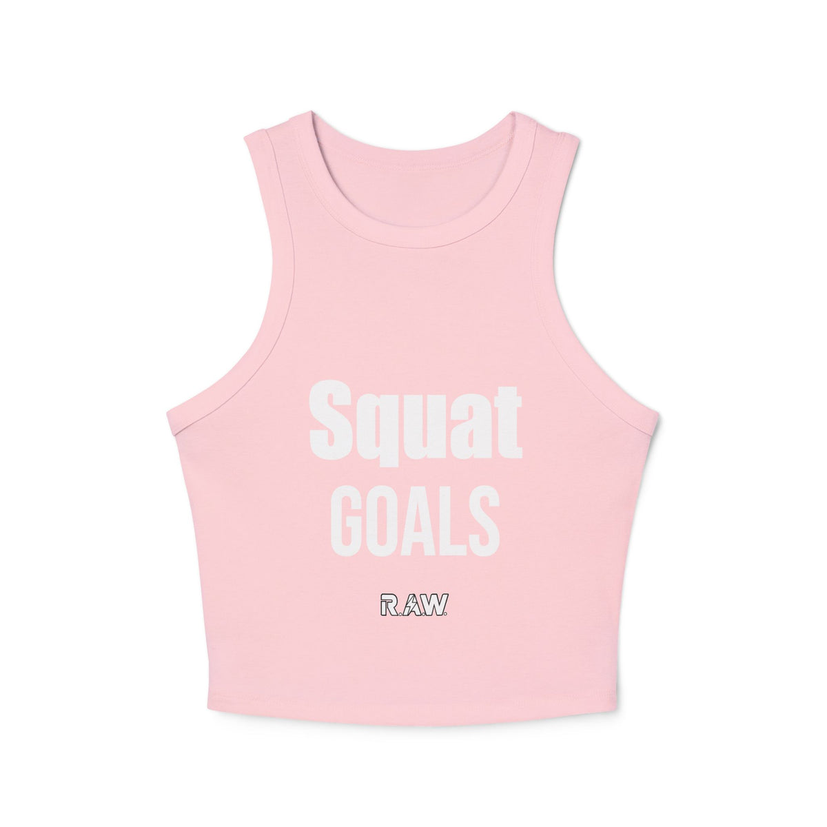 "Squat Goals" Fitted Tank