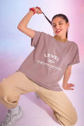 Level 30+ – Upgraded & Active Faded Tee
