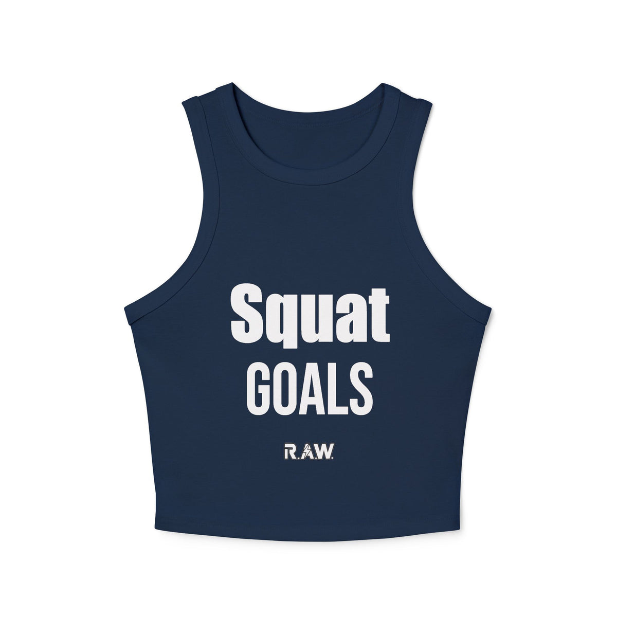 "Squat Goals" Fitted Tank