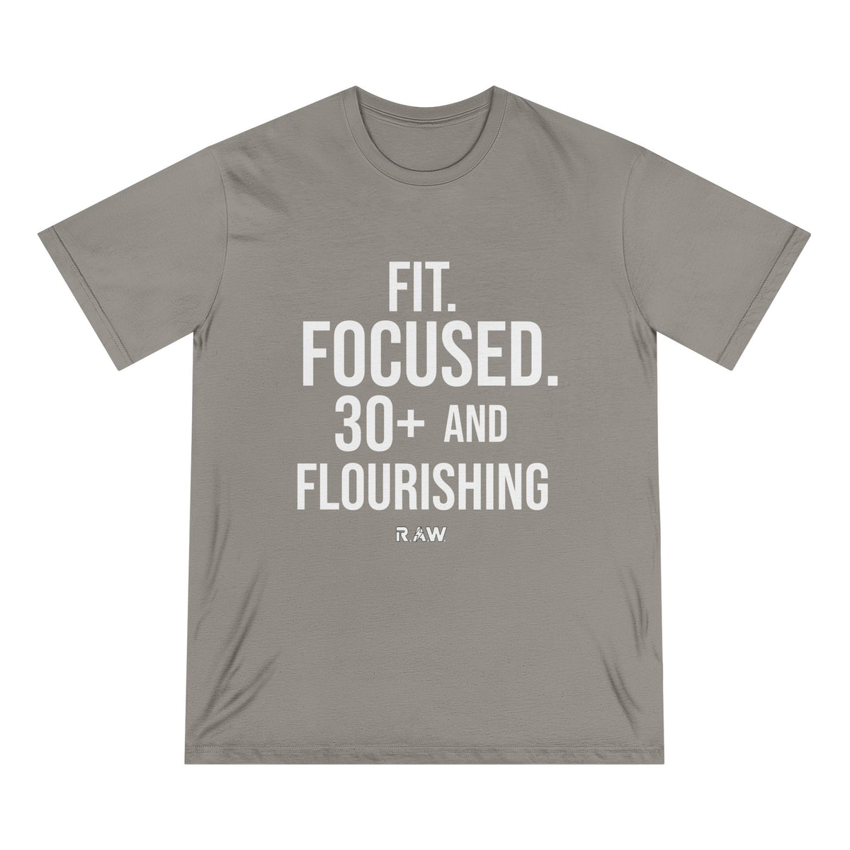 Fit, Focused & Flourishing at 30+ Organic Staple Tee
