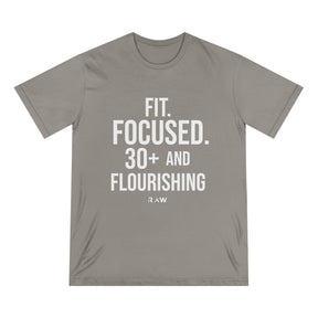 Fit, Focused & Flourishing at 30+ Organic Staple Tee