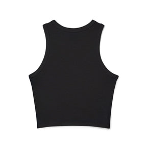 Body Built, Mind Unbothered. Women's Micro Rib Racer Tank Top