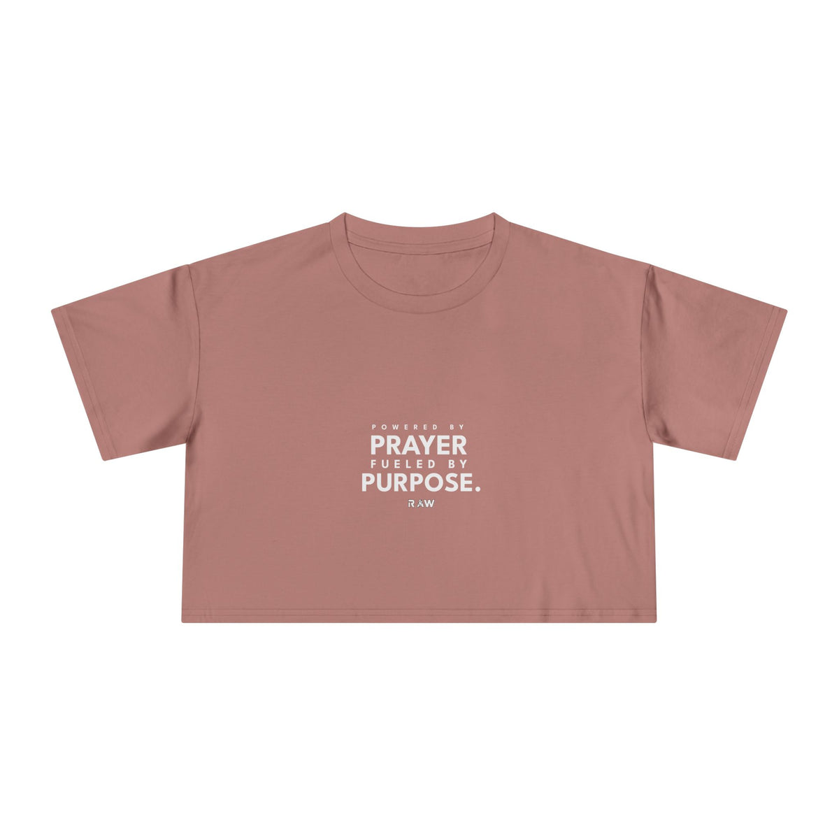 Powered by Prayer - Crop Tee