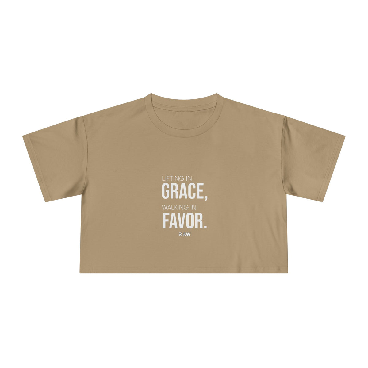 Lifting In Grace - Crop Tee