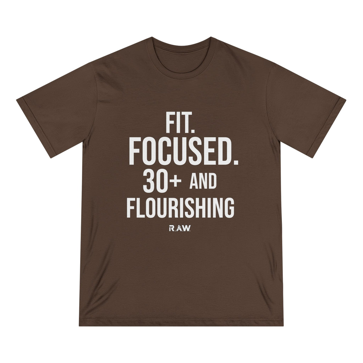 Fit, Focused & Flourishing at 30+ Organic Staple Tee