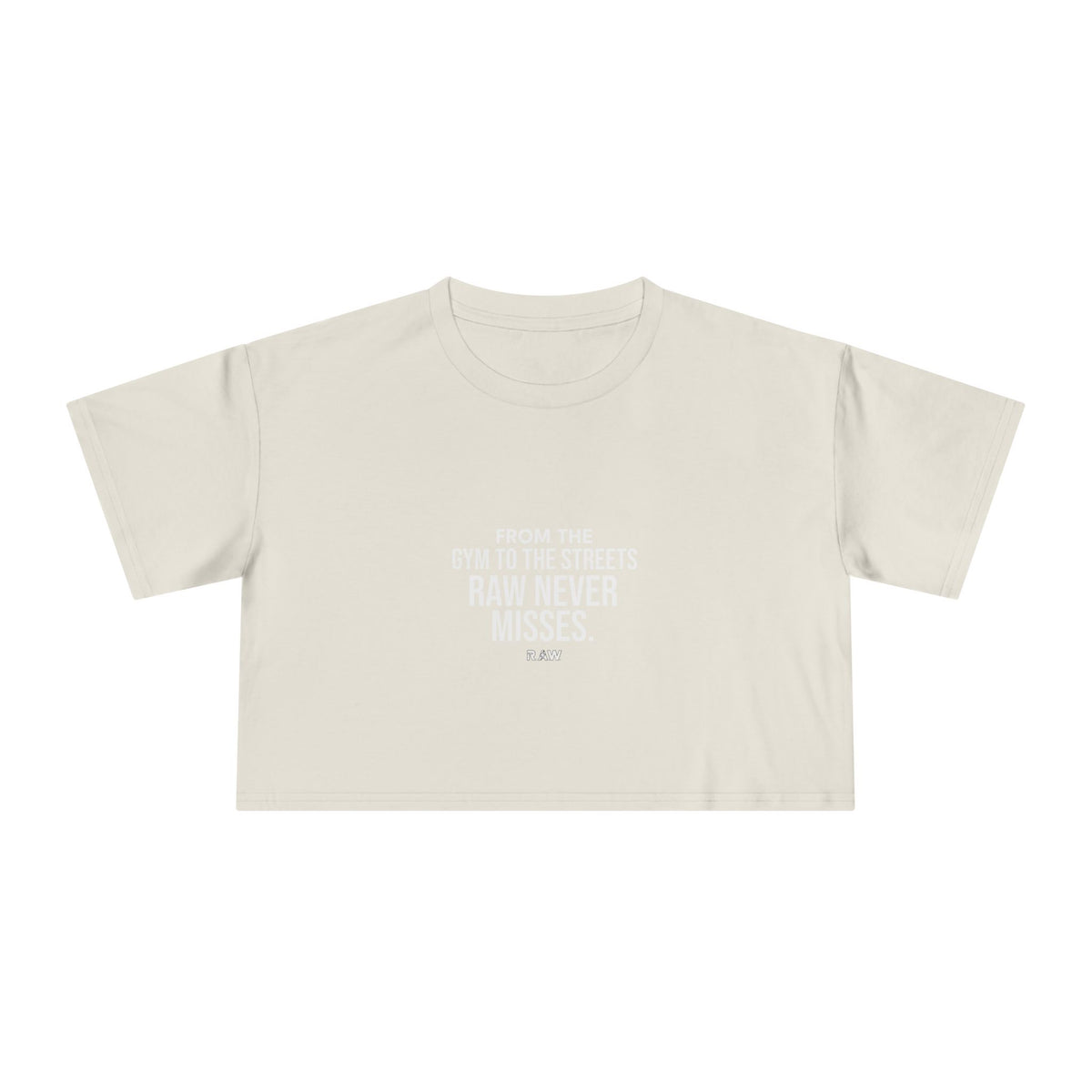 RAW Never Misses - Crop Tee