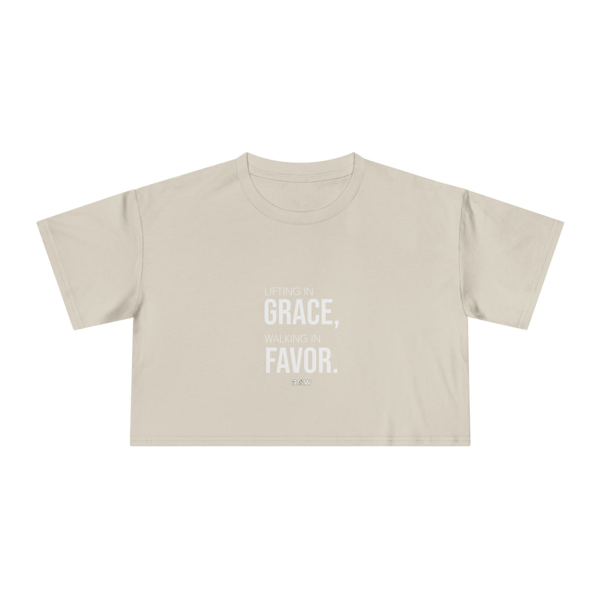 Lifting In Grace - Crop Tee