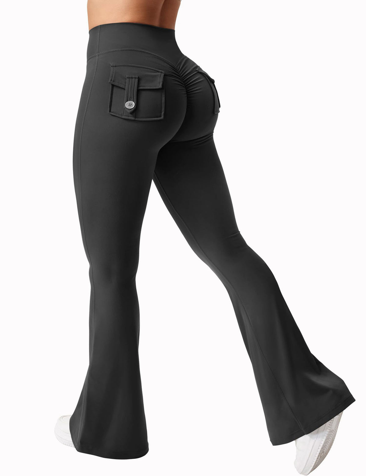 Peach Lyft Flare Leggings
