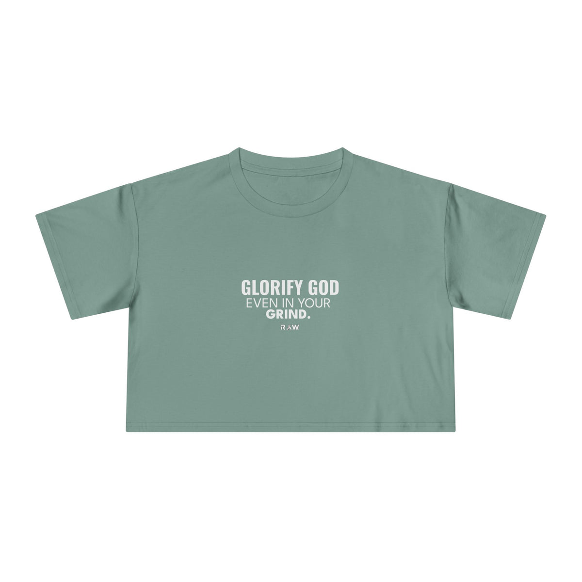 Glorify God, Grind - Crop Tee