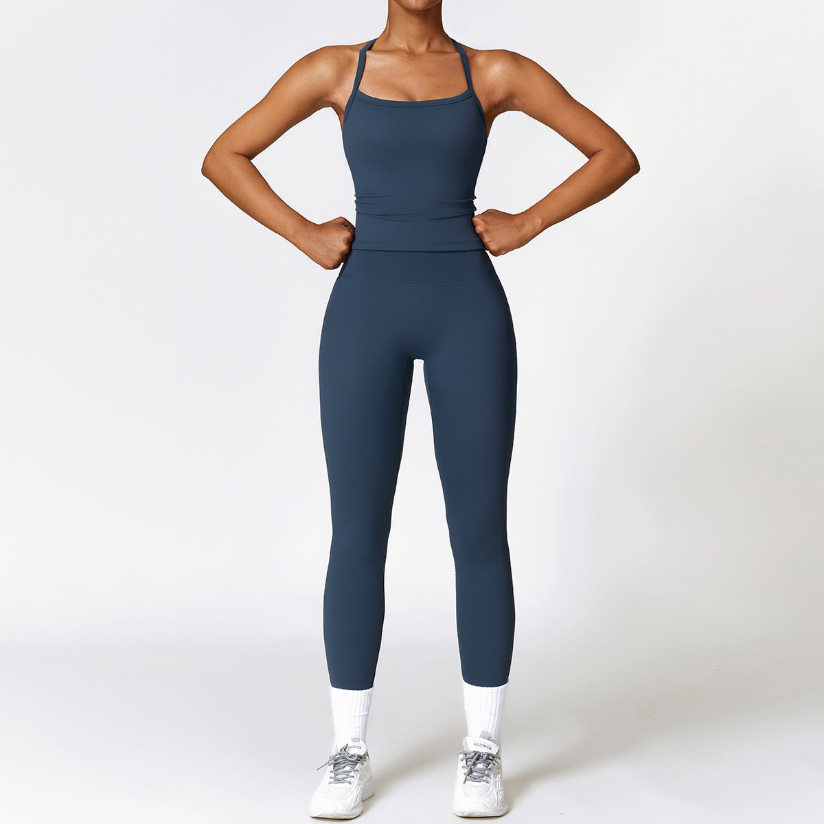 Brushed Spandex Yoga Set – Quick-Dry Performance Wear