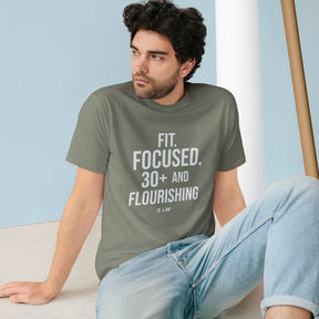 Fit, Focused & Flourishing at 30+ Organic Staple Tee