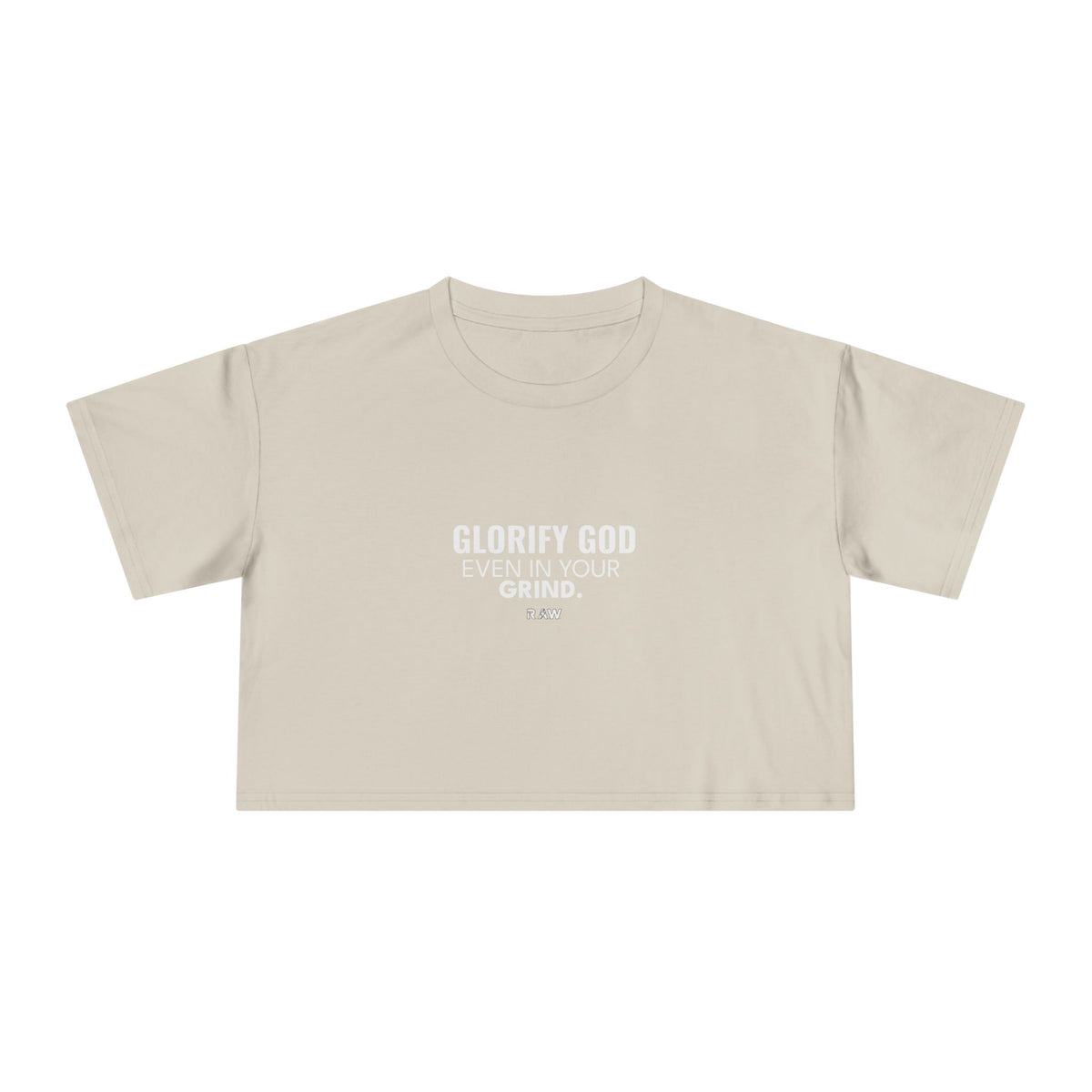 Glorify God, Grind - Crop Tee