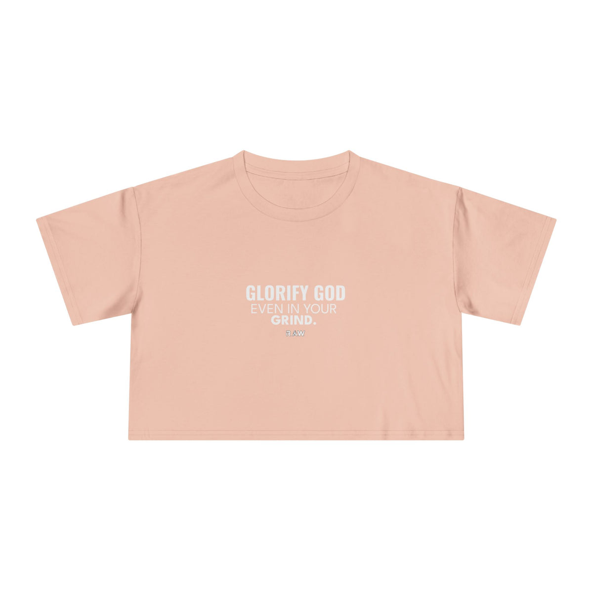 Glorify God, Grind - Crop Tee
