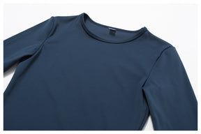 Performance Set – Long Sleeve + High-Waist Leggings (Brushed Fit)