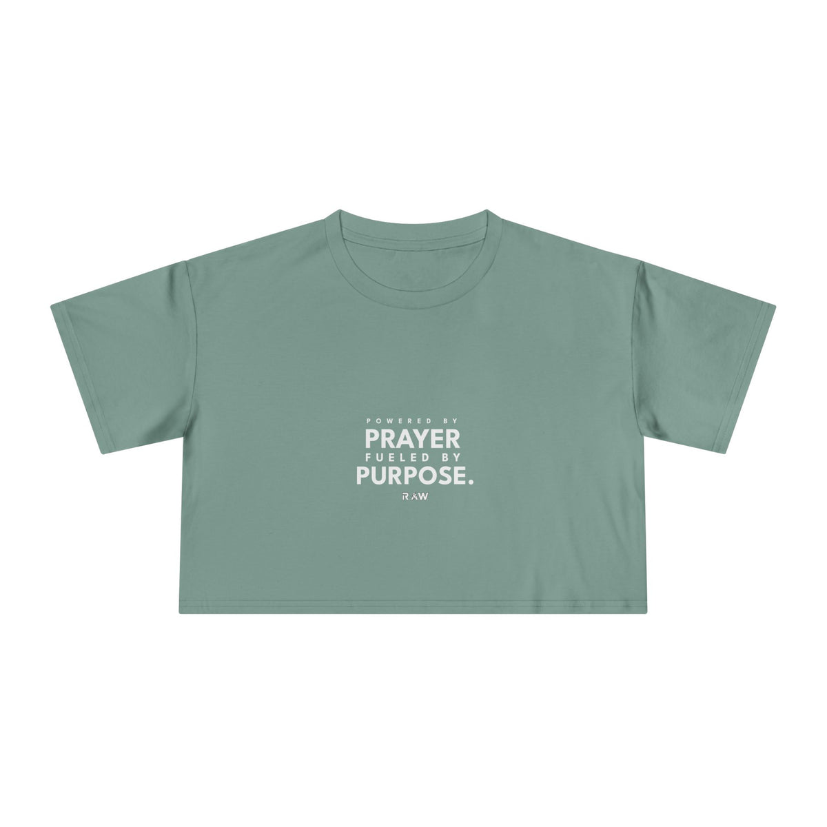 Powered by Prayer - Crop Tee
