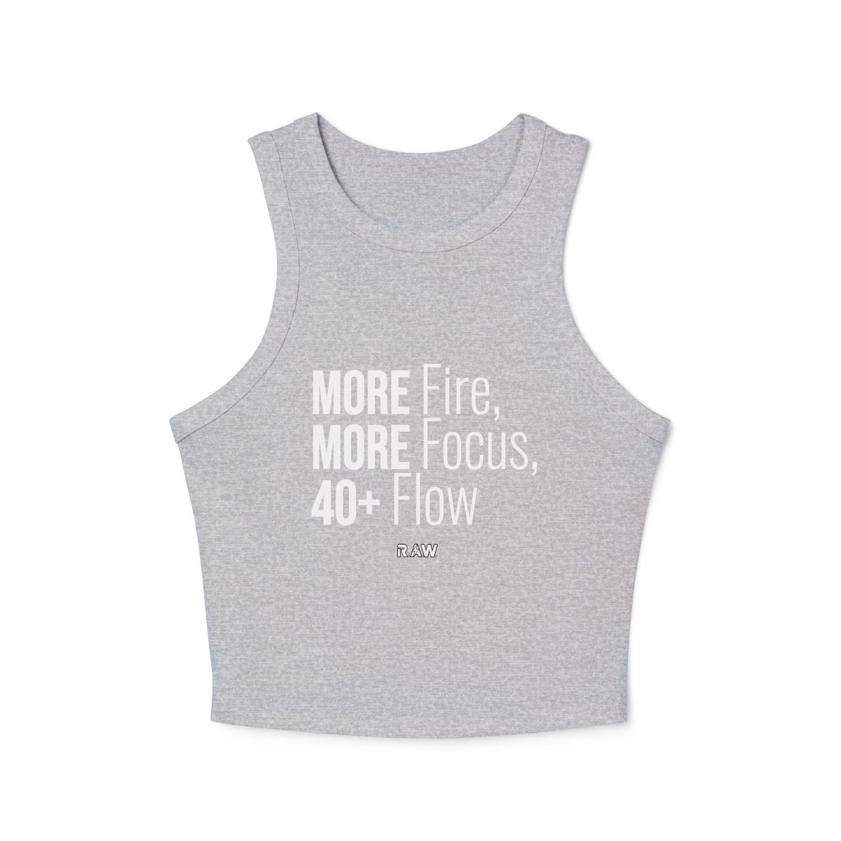 More Fire, More Focus, 40+ Flow Racer Tank