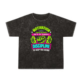 Motivation & Discipline Washed Gym Shirt