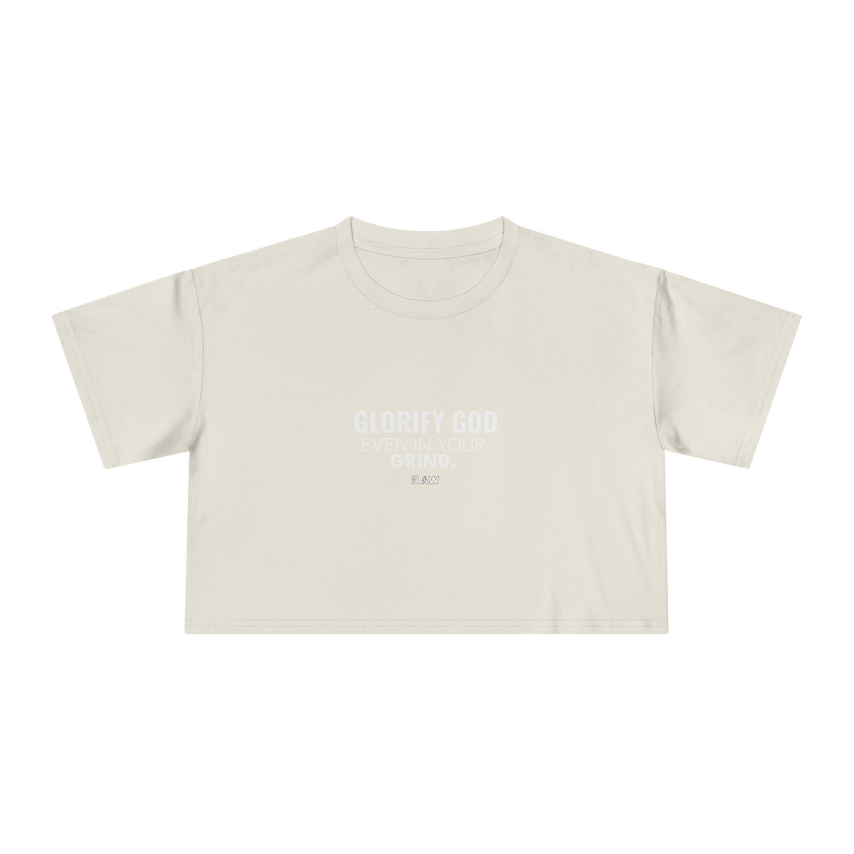 Glorify God, Grind - Crop Tee