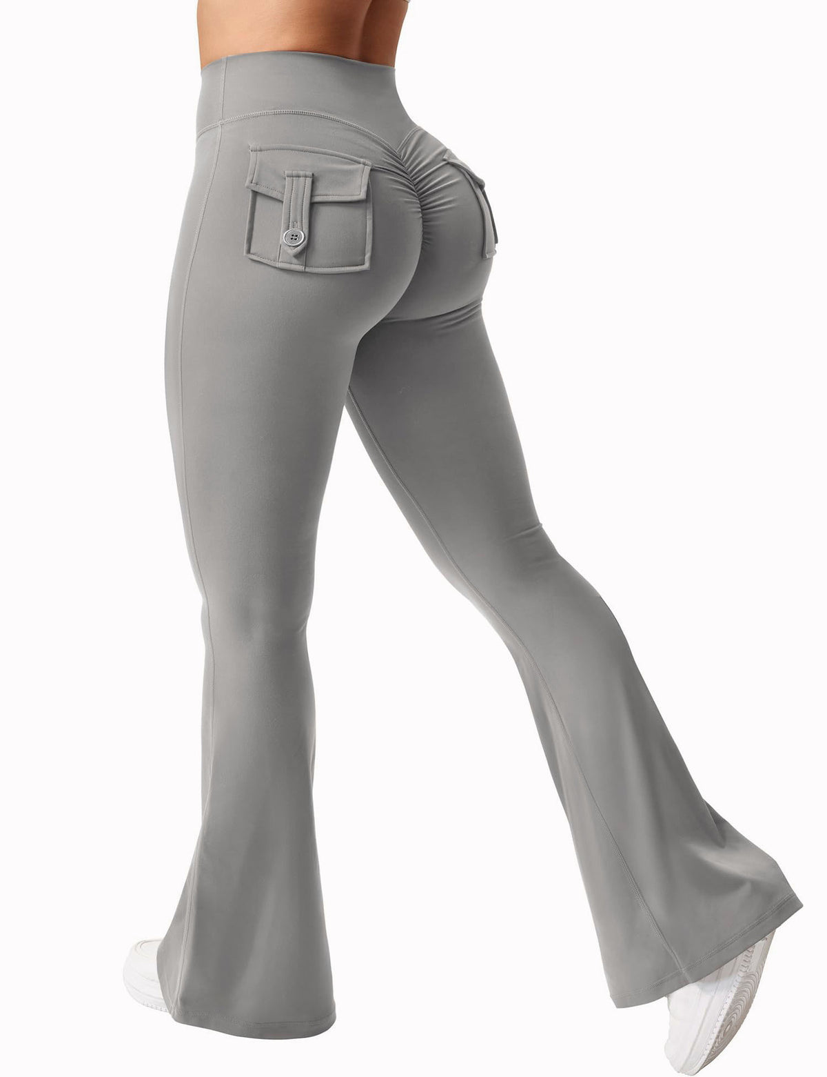 Peach Lyft Flare Leggings
