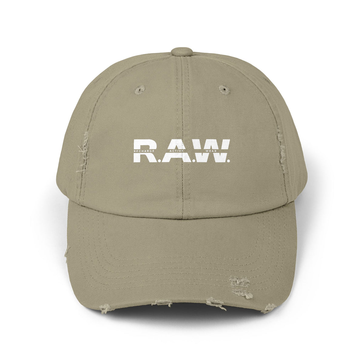 RAW Vintage Distressed Cap - Beige