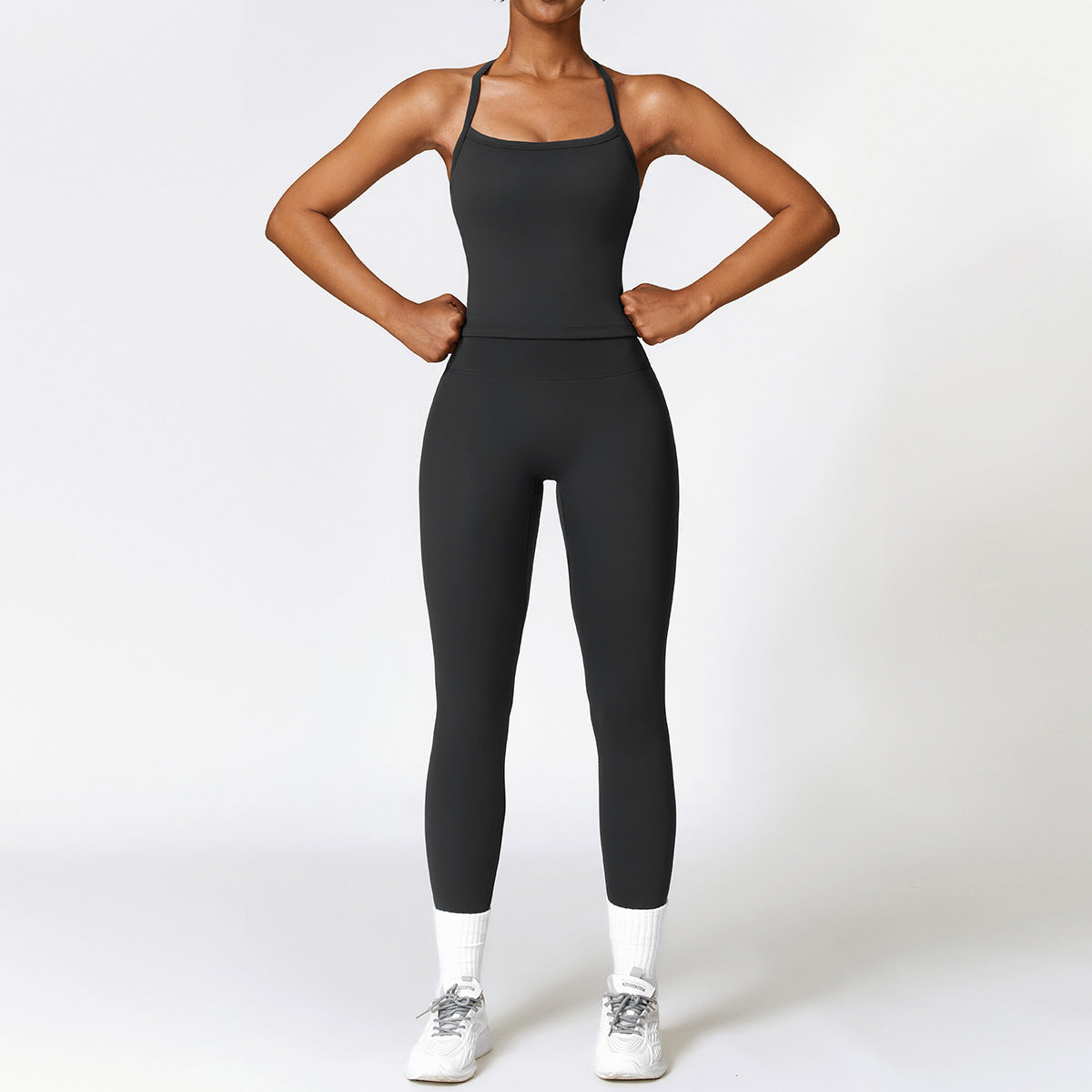 Brushed Spandex Yoga Set – Quick-Dry Performance Wear