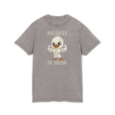 Release The Quackin Oversized Washed Gym Shirt
