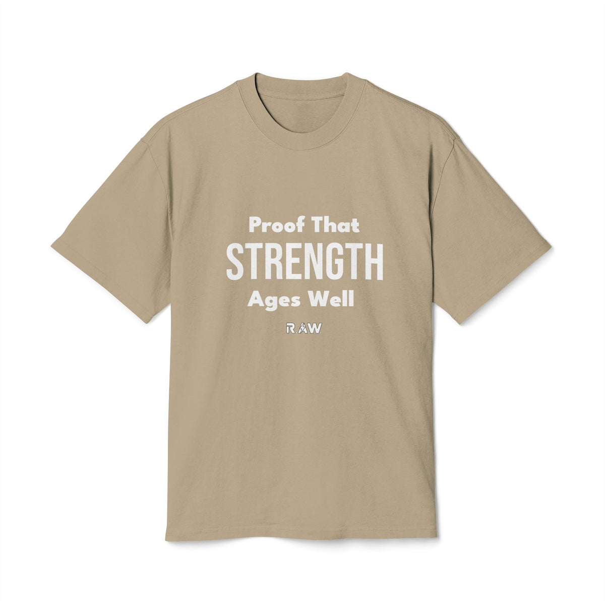 Proof That Strength Ages Well Unisex Heavy Faded Tee