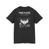 More Plates No Dates Cat Oversized Washed Gym Shirt