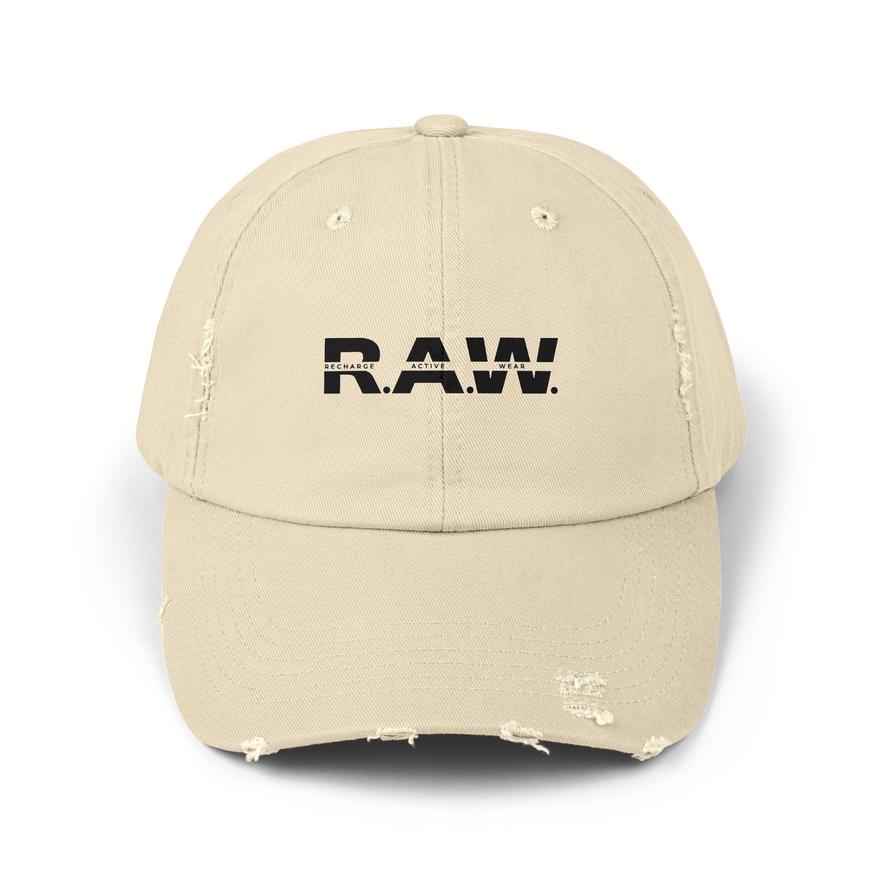 RAW Vintage Distressed Cap - Beige