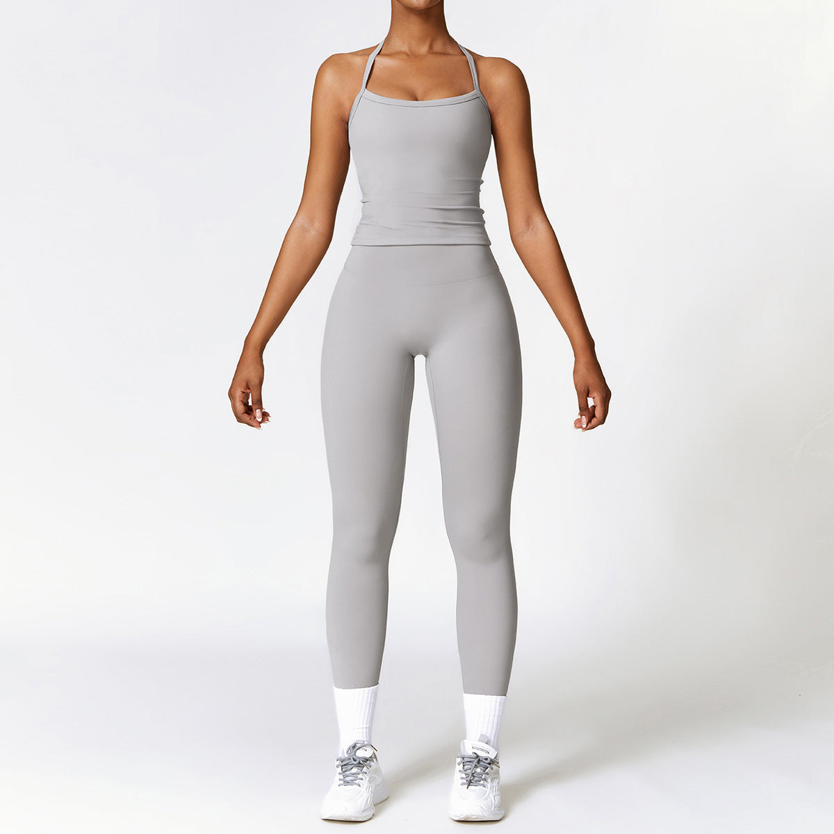 Brushed Spandex Yoga Set – Quick-Dry Performance Wear