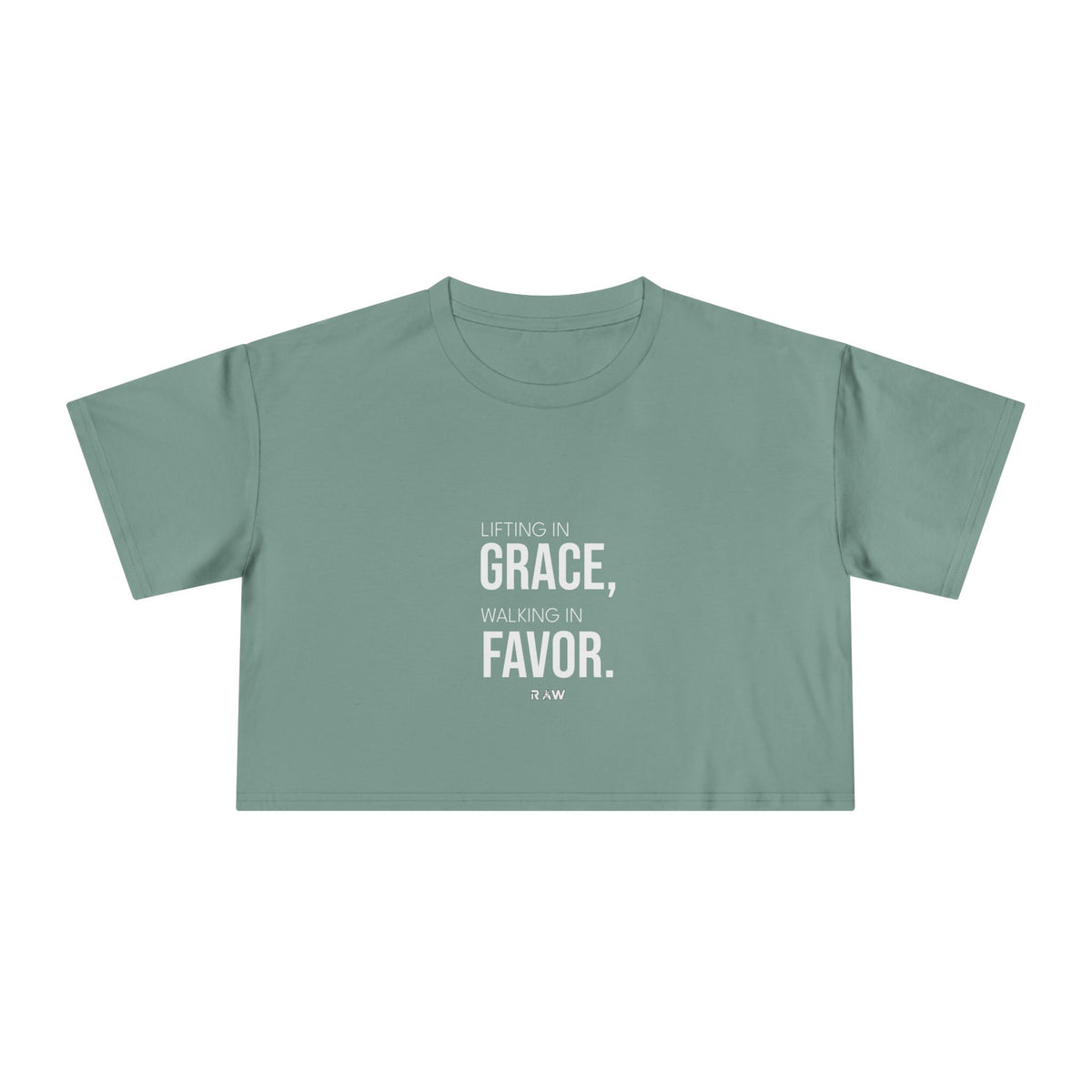 Lifting In Grace - Crop Tee