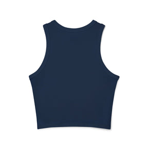 No Waist, All Attitude. Women's Micro Rib Racer Tank Top