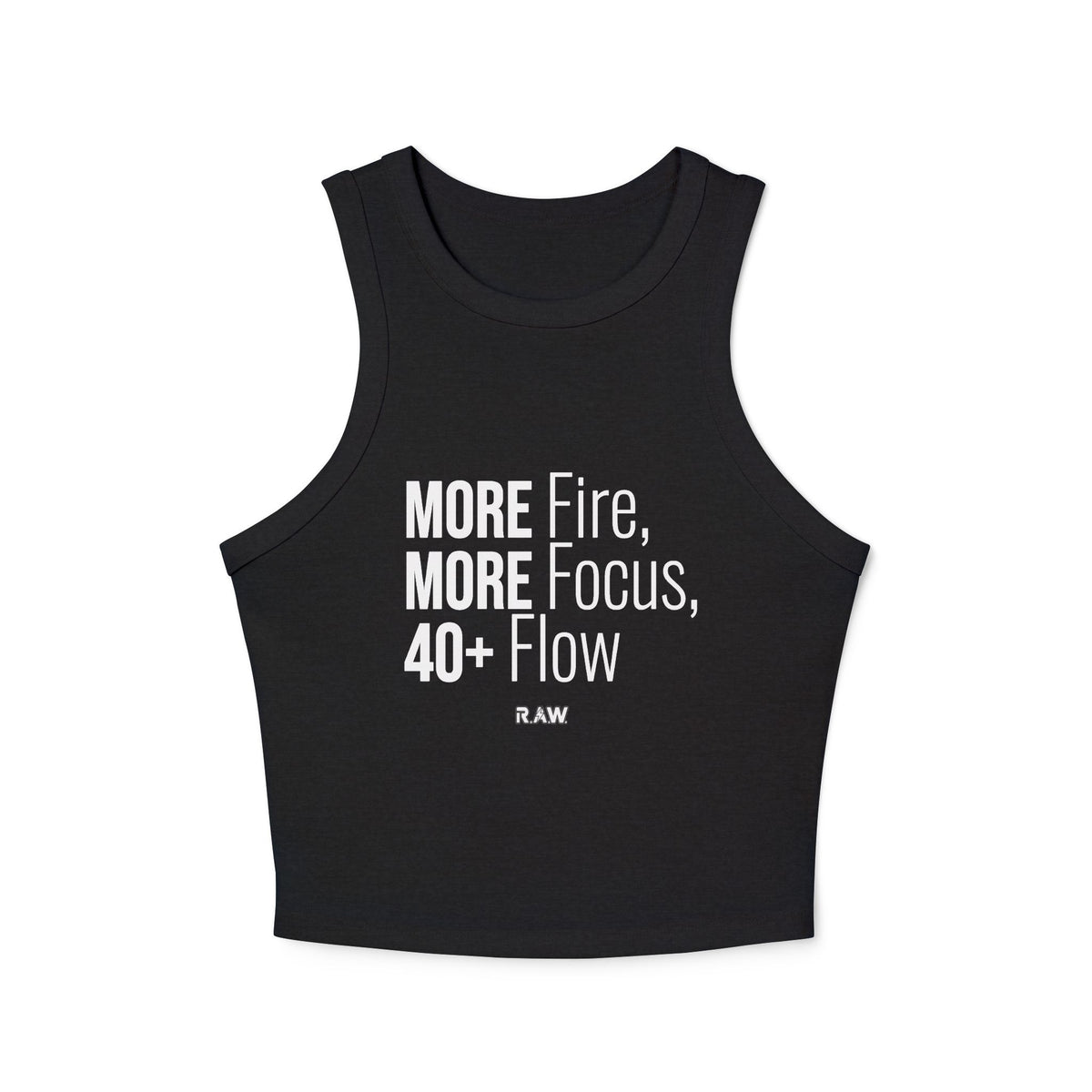 More Fire, More Focus, 40+ Flow Racer Tank