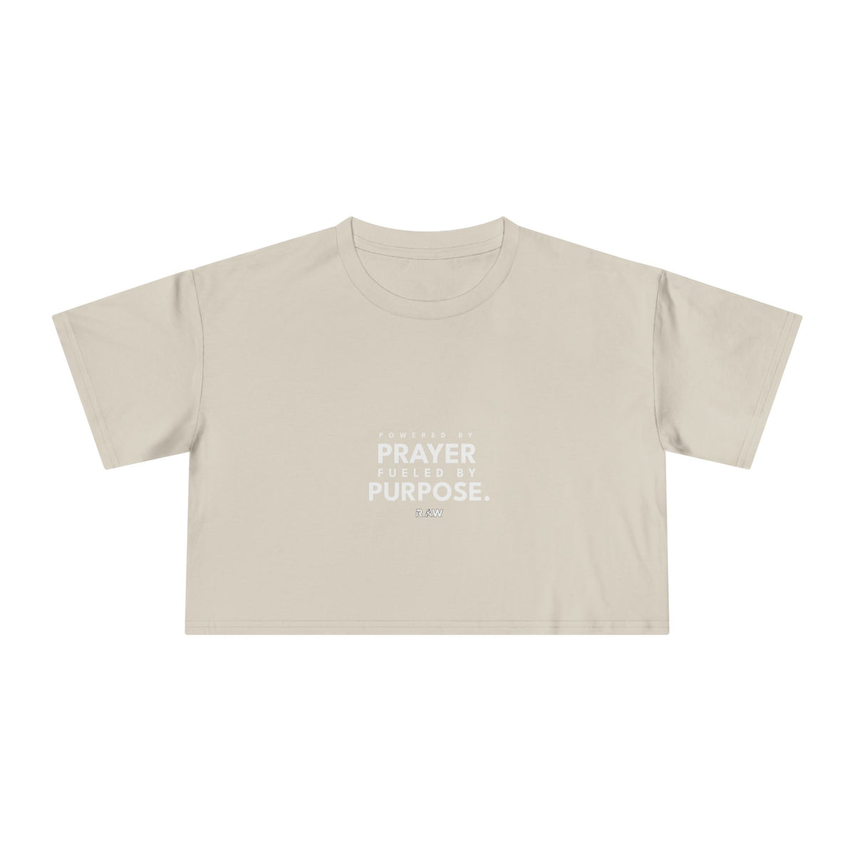 Powered by Prayer - Crop Tee