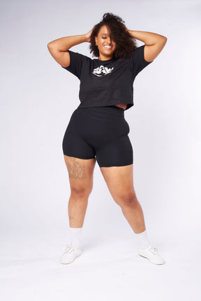 Lift Harder Anime - Crop Top Tee