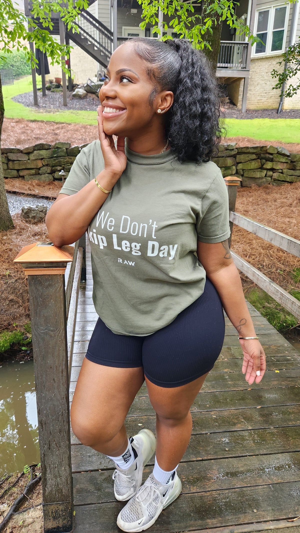 "We Don't Skip Leg Day" Tee