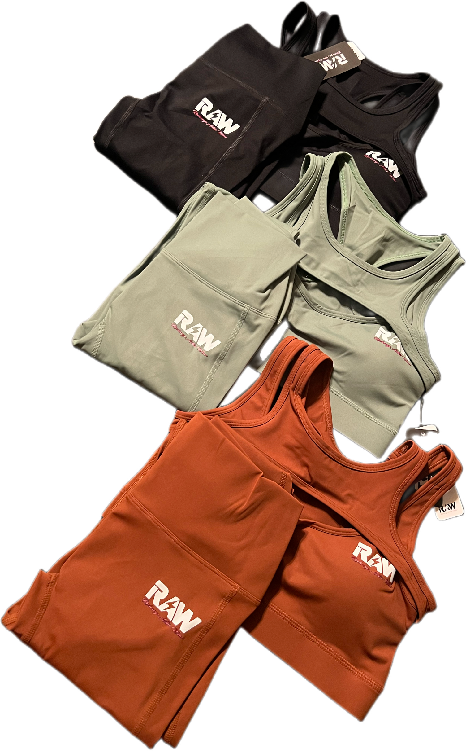 Rust Color Sports Bra Get Physical Sports Bra - Rust