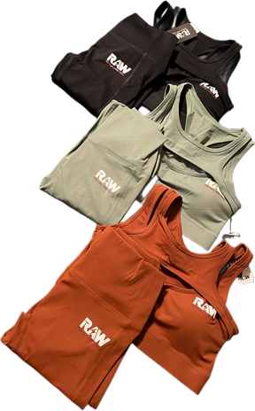 Get Physical Sports Bra - Rust