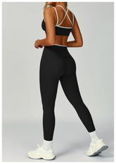 Sculpt & Flow Leggings Set – Strappy or Racerback Top + Straight or Flared Leg