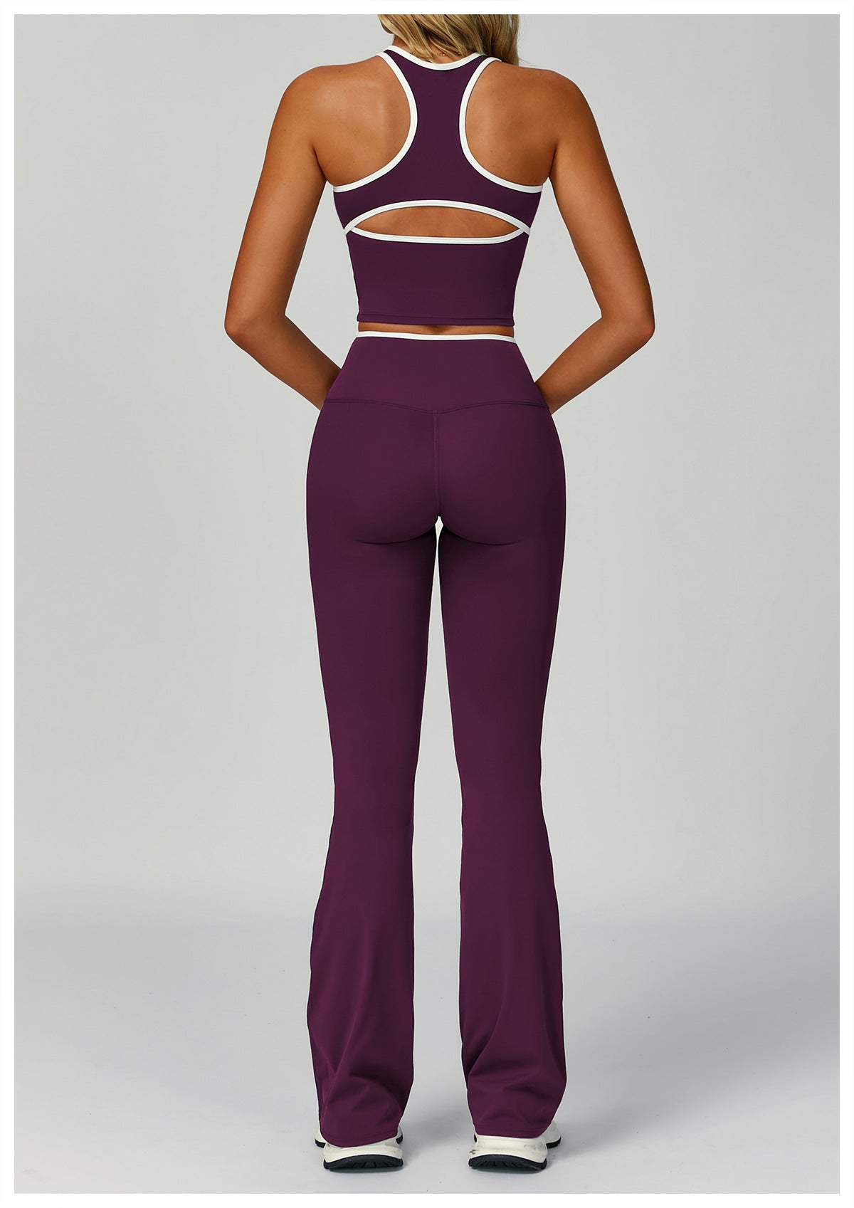 Sculpt & Flow Leggings Set – Strappy or Racerback Top + Straight or Flared Leg