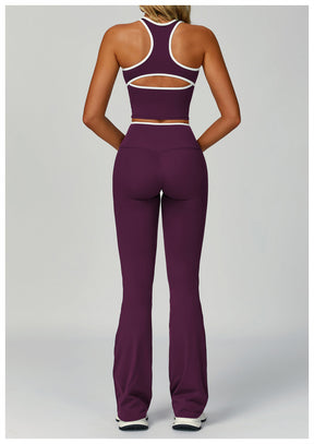 Sculpt & Flow Leggings Set – Strappy or Racerback Top + Straight or Flared Leg