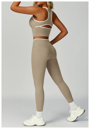 Sculpt & Flow Leggings Set – Strappy or Racerback Top + Straight or Flared Leg