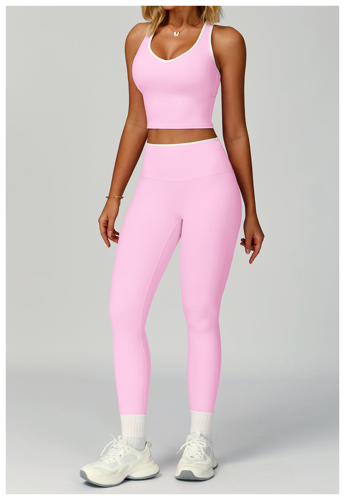 Sculpt & Flow Leggings Set – Strappy or Racerback Top + Straight or Flared Leg