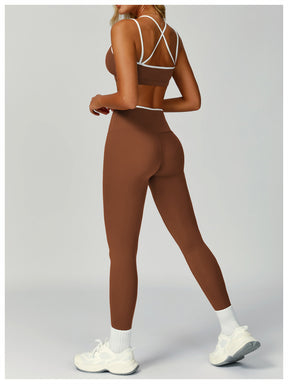 Sculpt & Flow Leggings Set – Strappy or Racerback Top + Straight or Flared Leg