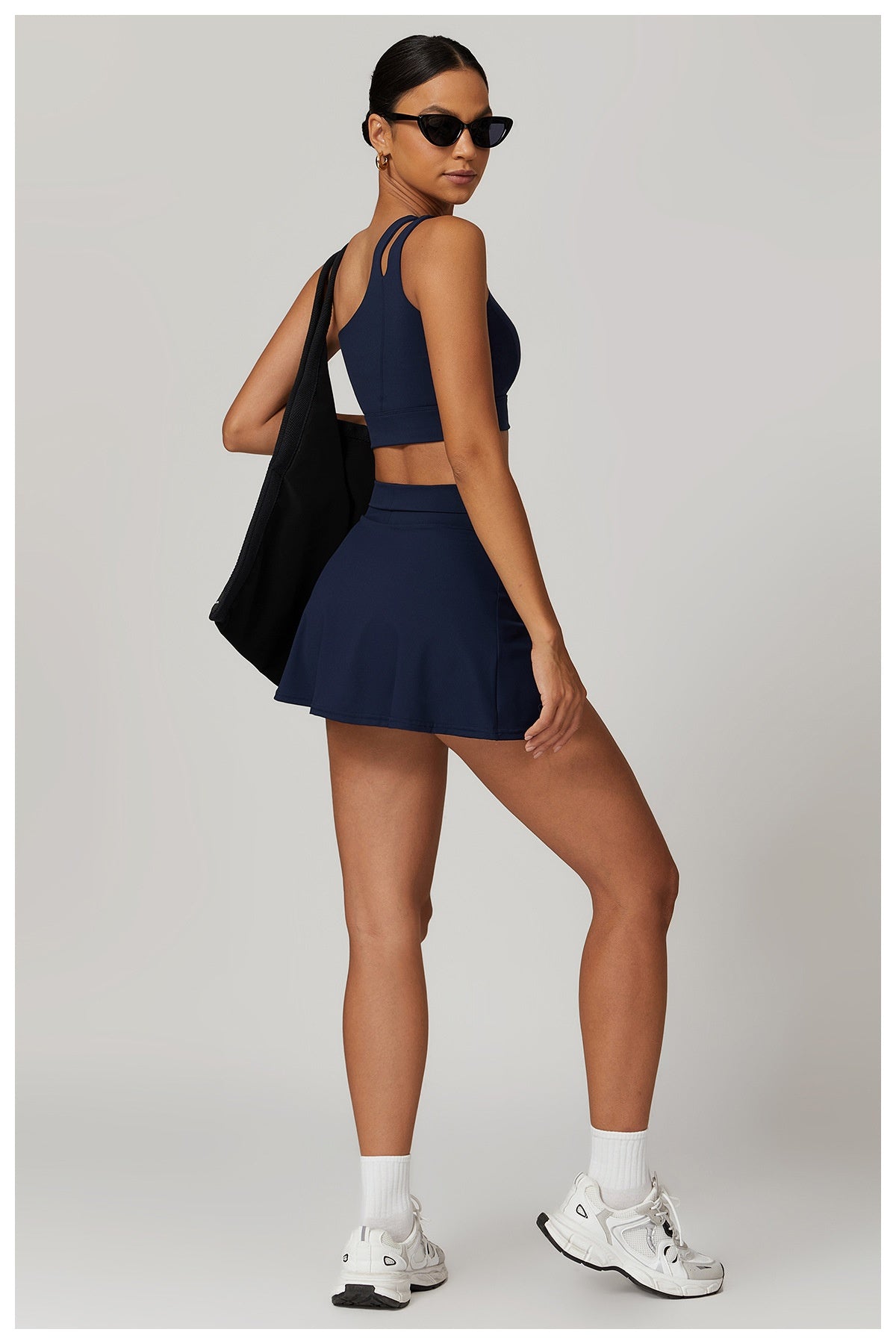 Sculpt & Slay One-Shoulder Skirt Set