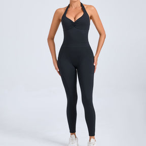 FlexFit Halter Pocket Jumpsuit