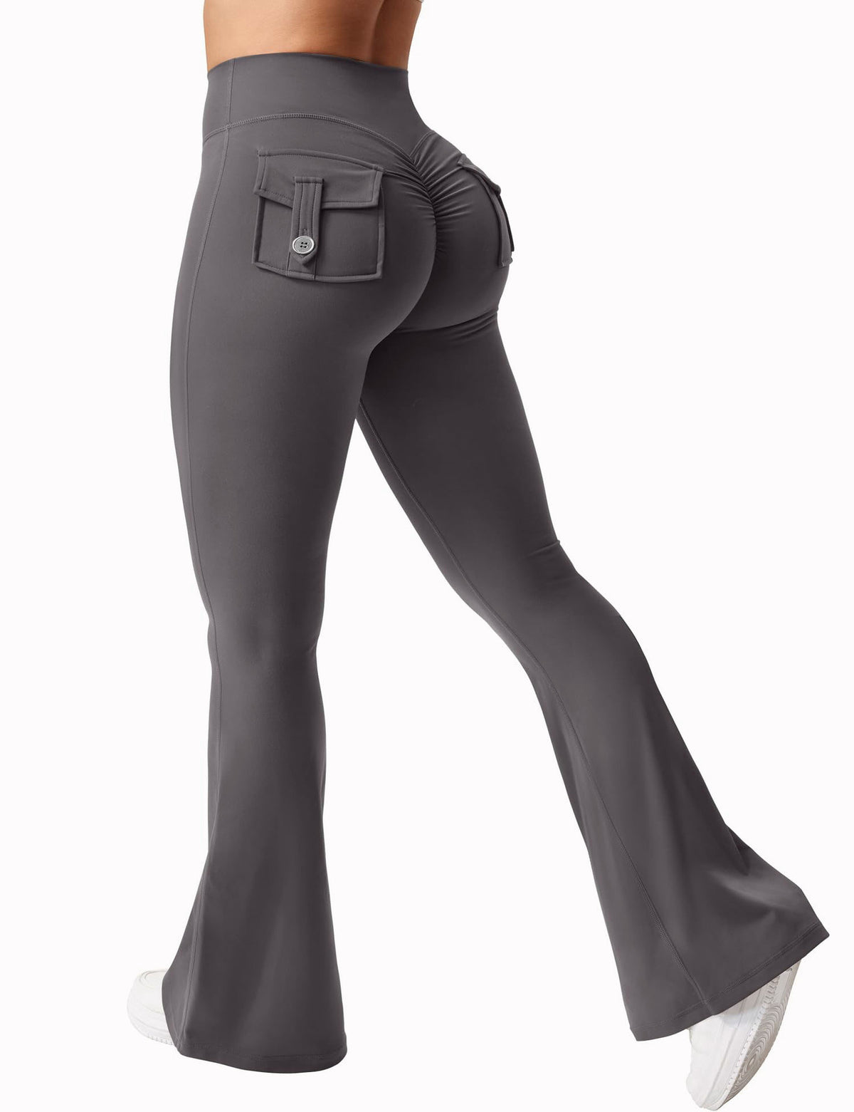 Peach Lyft Flare Leggings